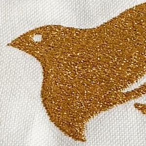 刺繍の立体感
