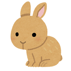 ウサギモチーフ